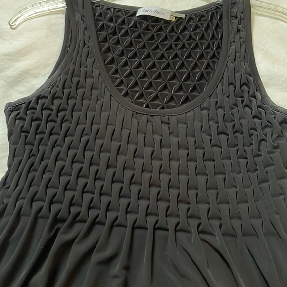 Calvin Klein Sleeveless Little Black Dress Size 6 - Picture 6 of 10